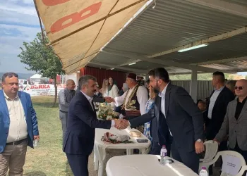BaşkanYılmaz, Tarihi Alantepe Yağlı Güreşleri’ne katıldı