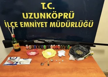 Uzunköprü’de uyuşturucu operasyonu