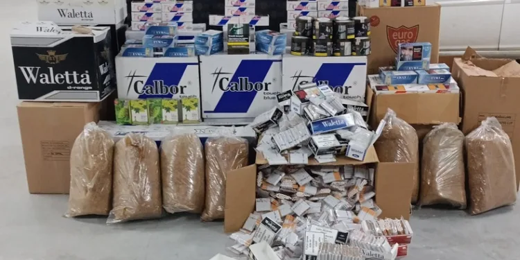 1 ton 600 gram kaçak tütün ele geçirildi