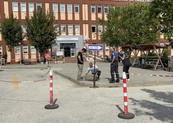 Hastane önünde şüpheli valiz paniği