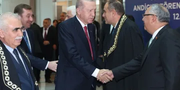Cumhurbaşkanı Erdoğan, AYM’deki yemin törenine katıldı