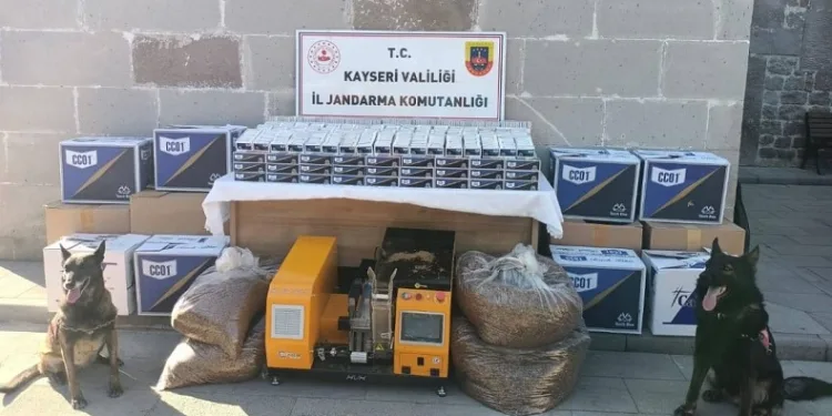 Tütün kaçakçılarına ‘tütün köpekli’ jandarma operasyonu