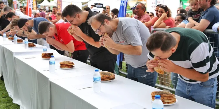 En çok yiyenlerin kazandığı festival