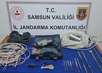Jandarma kaçak kazı yapan 2 kişiyi yakaladı