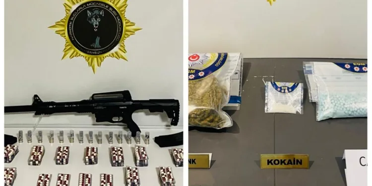 Uyuşturucu ticaretinden 4 kişi gözaltına alındı