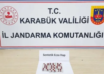 40 adet sentetik hap ele geçirildi