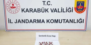40 adet sentetik hap ele geçirildi