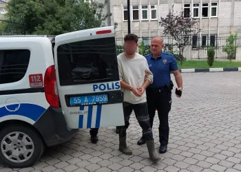 Aynı yerden ikinci kez fındık çalan genç tutuklandı