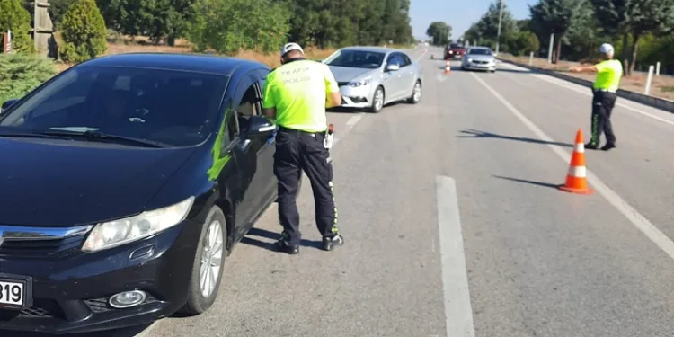 193 araç trafikten men edildi