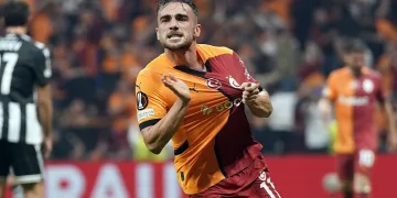 Yunus Akgün, Avrupa kupalarında ilk golünü attı