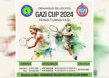 Orhangazi’de Tenis Turnuvası başlıyor