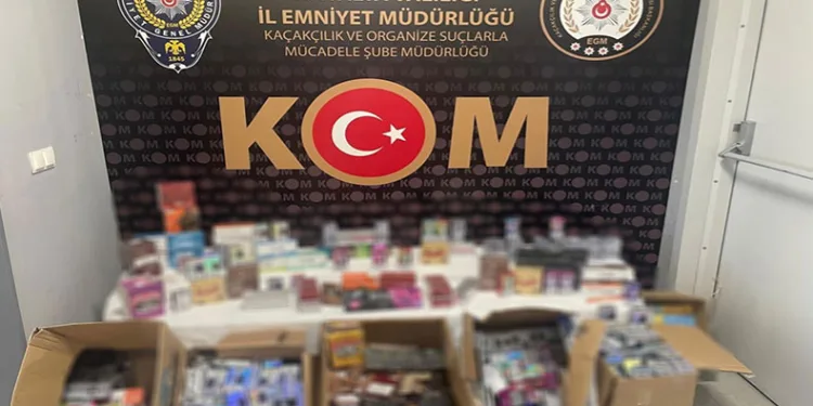 Antalya’da kaçak sigara ve sahte alkol operasyonu