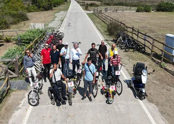 Kızılırmak Deltası’nda artık engelliler de pedal çevirebilecek