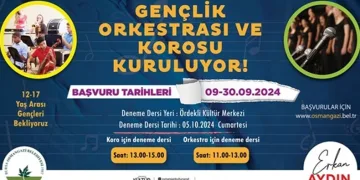 Osmangazi Belediyesi, gençlik orkestrası ve korosu kuruyor