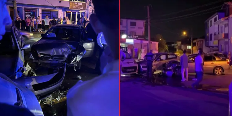 Sakarya’da iki otomobil çarpıştı: 4 yaralı