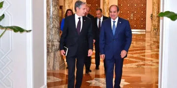 Mısır Cumhurbaşkanı Sisi, Bakan Blinken’ı kabul etti