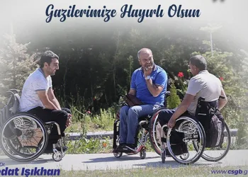 Gazilere tekerlekli sandalye SGK’dan