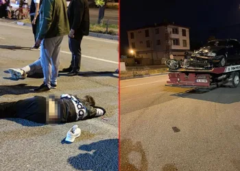 Iğdır’da otomobil ile motosiklet kafa kafaya çarpıştı: 1 ölü, 1 yaralı