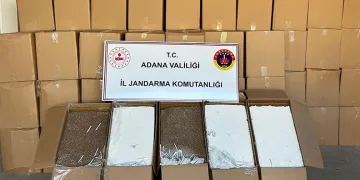 Adana’da 5 milyon kaçak makaron ele geçirildi