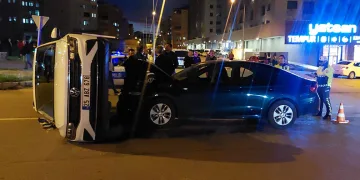 Erzurum’da trafik kazası: 6 yaralı