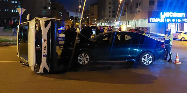 Erzurum’da trafik kazası: 6 yaralı
