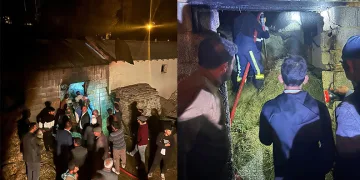Van’da samanlık ve ahır yangını