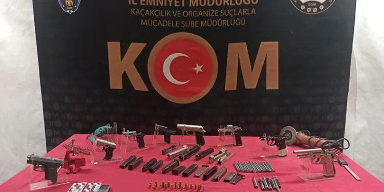 Eskişehir’de polisten silah atölyesine operasyon