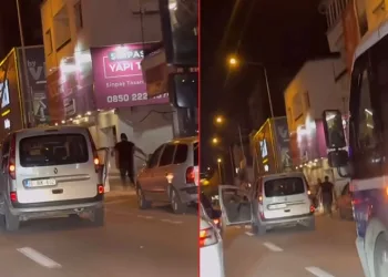 Bursa’da sürücüler arasında yol verme kavgası