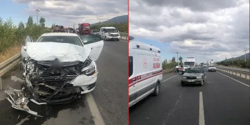 Konya’da 2 otomobil çarpıştı: 4 yaralı