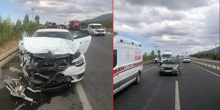 Konya’da 2 otomobil çarpıştı: 4 yaralı