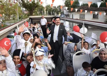 Yenişehir Festivalinde sünnet şöleni heyecanı