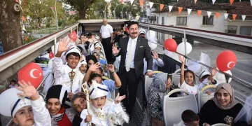 Yenişehir Festivalinde sünnet şöleni heyecanı