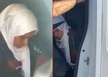 Gizli bölmede 5 düzensiz göçmen yakalandı
