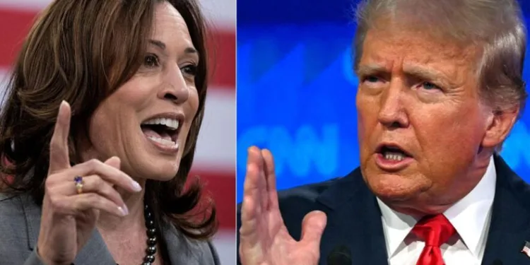 Harris ve Trump kozlarını paylaştı