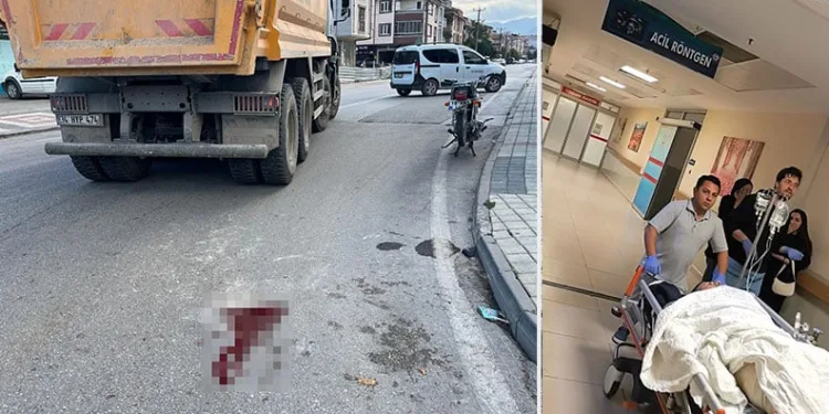 Bursa’da kamyonla çarpışan motosikletli genç hayatını kaybetti