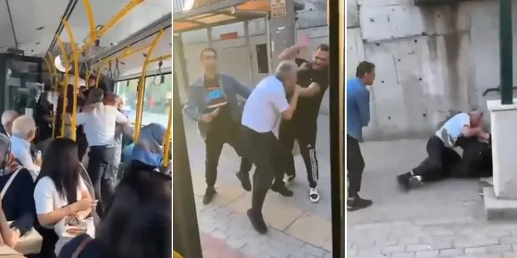 Bursa’da otobüste başlayan kavga sokağa taştı