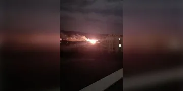 Trafo bomba gibi patladı