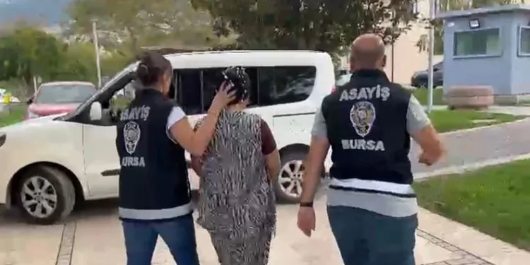 Bursa’da gelinini öldüren kadın kuyumcuda yakalandı