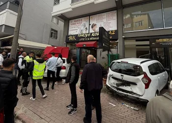 Otomobil güzellik merkezine daldı