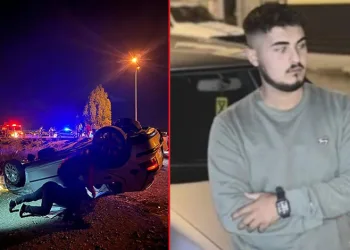Takla atan otomobilde 20 yaşındaki sürücü hayatını kaybetti