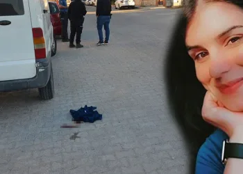 Çocuklarının gözü önünde eşini öldürdü