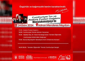 Cumhuriyet Tırı Mustafakemalpaşa’da