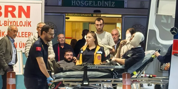 Bursa’da yüzüne halat çarpan şahıs yaralandı