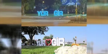 Belediyenin logosundaki kalp çalındı
