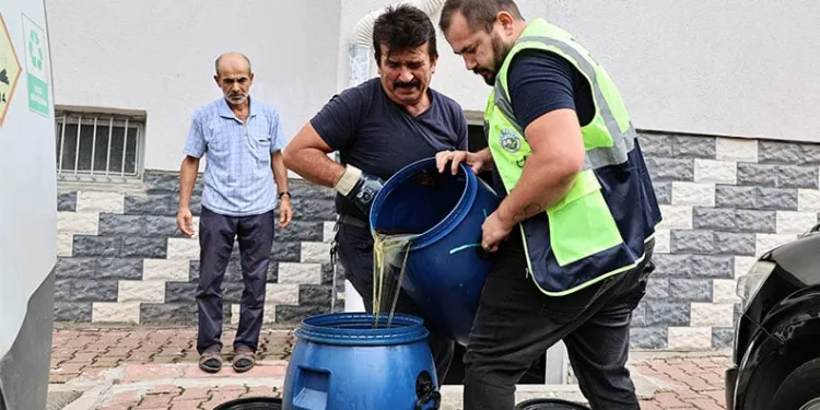 Talas’ta atık yağlar ekonomiye dönüşüyor