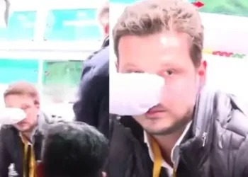 Spor muhabirine yumruklu saldırı