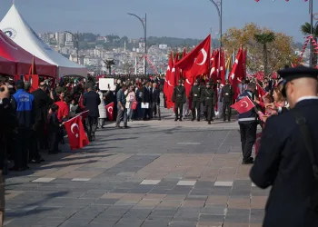Samsun’da Cumhuriyet’in 101. yılı coşkuyla kutlandı