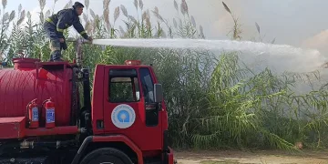 Manavgat’ta kargılık alanda çıkan yangın söndürüldü