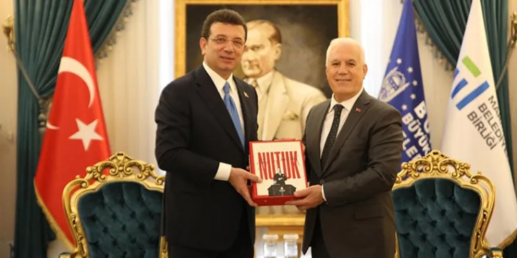TBB Başkanı İmamoğlu’ndan Başkan Bozbey’e ziyaret