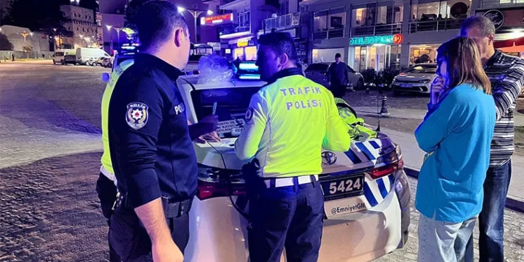 Sinop’ta yabancı uyruklu sürücü alkollü yakalandı
